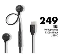 Save Hyper JBL Headphones T305c Black USB-C offer
