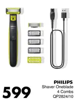 Save Hyper Philips Shaver Oneblade 4 Combs offer