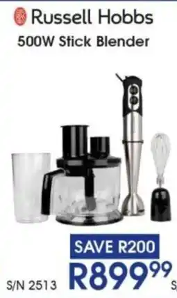 Hirsch's Russell Hobbs 500W Stick Blender offer