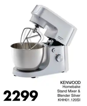 Save Hyper KENWOOD Homebake Stand Mixer & Blender Silver offer