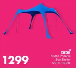 Save Hyper Totai 8 Man Portable Sun Shelter offer