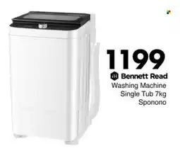 Save Hyper Bennett Read Washing Machine Single Tub Sponono offer