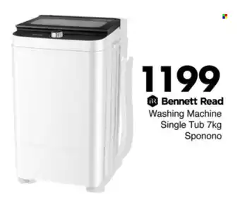 Save Hyper Bennett Read Washing Machine Single Tub Sponono offer