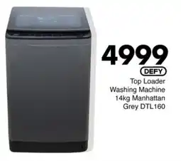 Save Hyper Defy Top Loader Washing Machine Manhattan Grey offer