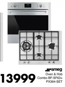 Save Hyper Smeg Oven & Hob Combo BF-SF63+ offer