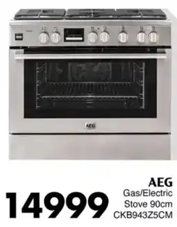 Save Hyper AEG Gas/ Electric Stove 90cm offer