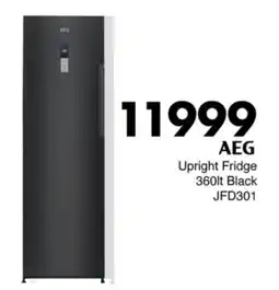 Save Hyper AEG Upright Fridge Black offer