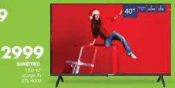 Save Hyper Sinotec LED 40" Google TV offer