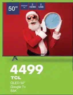 Save Hyper TCL QLED 50" Google TV offer