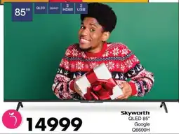 Save Hyper Skyworth QLED 85" Google TV offer