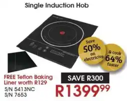 Hirsch's Snappy Chef Single Induction Hob offer