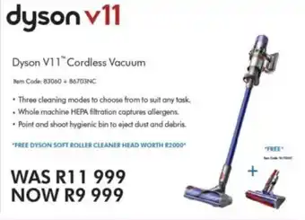 Hirsch's Dyson V11 Cordless Vacuum offer