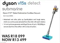 Hirsch's Dyson V15 Detect Submarine Cordless Vacuum offer