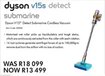 Hirsch's Dyson V15 Detect Submarine Cordless Vacuum offer