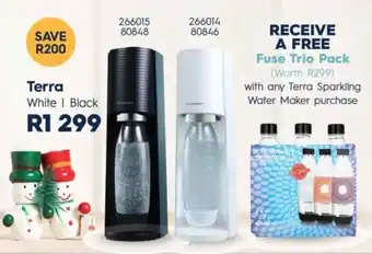 Hirsch's Sodastream Terra White/ Black offer