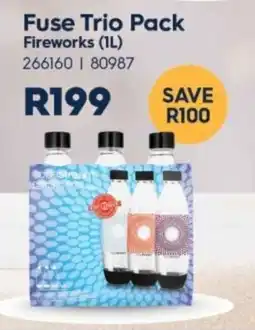 Hirsch's Sodastream Fuse Trio Pack Fireworks offer