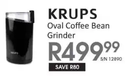 Hirsch's Krups Oval Coffee Bean Grinder offer