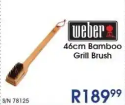 Hirsch's Weber 46cm Bamboo Grill Brush offer