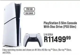 Hirsch's PlayStation 5 Slim Console With Disc Drive offer