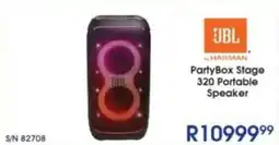 Hirsch's JBL PartyBox Stage 320 Portable Speaker offer