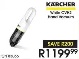 Hirsch's Karcher White CVH2 Hand Vacuum offer