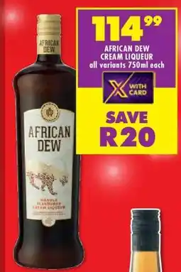 Shoprite AFRICAN DEW CREAM LIQUEUR offer