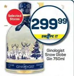 Pick n Pay Ginologist Snow Globe Gin 750ml offer