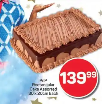 Pick n Pay PnP Rectangular Cake Assorted 30 x 20cm Each offer