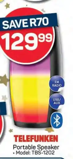 Pick n Pay TELEFUNKEN Portable Speaker offer