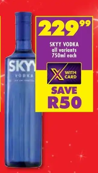 Shoprite Skyy Vodka offer