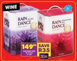 Shoprite RAIN DANCE WINE offer