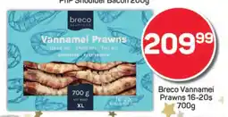 Pick n Pay Breco Vannamei Prawns 16-20s 700g offer
