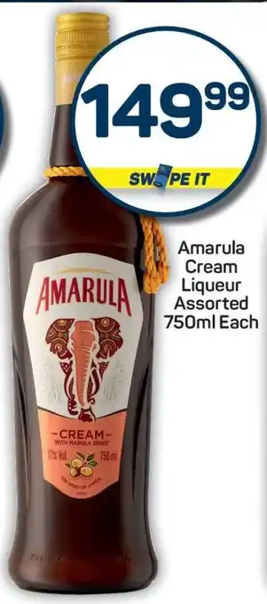 Pick n Pay Amarula Cream Liqueur Assorted 750ml Each offer
