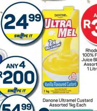 Pick n Pay Danone Ultramel Custard Assorted 1kg Each offer