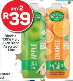 Pick n Pay Rhodes 100% Fruit Juice Blend Assorted 1 Litre offer