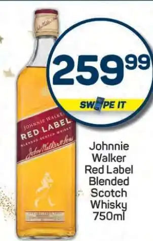 Pick n Pay Johnnie Walker Red Label Blended Scotch Whisky 750ml offer