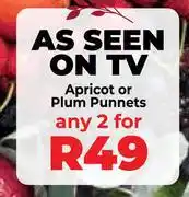 Food Lover's Market Apricot Or Plum Punnets-For 2 offer