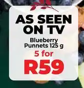 Food Lover's Market Blueberry Punnets-For 5 x 125g offer