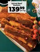Food Lover's Market Spiced Beef Rashers-Per Kg offer