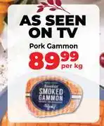 Food Lover's Market 0Pork Gammon-Per Kg offer