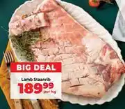 Food Lover's Market Lamb Staanrib-Per Kg offer