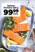 Food Lover's Market 0Salmon Portions-200g Each offer