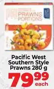 Food Lover's Market Pacific West Southern Style Prawns-280g Each offer