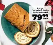 Food Lover's Market Large Decadent Swiss Rolls Assorted-Each offer