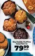 Food Lover's Market Big Daddy Muffins Assorted-4s Each offer