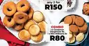 Food Lover's Market 1 x Cinnamon Doughnuts 9s, 1 x Mini Milktarts 6s-Combo offer