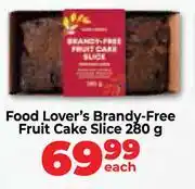 Food Lover's Market Food Lover's Free Fruit Cake Slice-280g Each offer