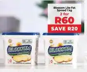 Food Lover's Market Blossom Lite Fat Spread-For 2 x 1Kg offer
