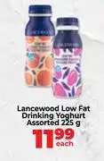 Food Lover's Market Lancewood Low Fat Drinking Yoghurt Assorted-225g Each offer