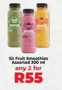 Food Lover's Market Sir Fruit Smoothies Assorted-For 2 x 300ml offer